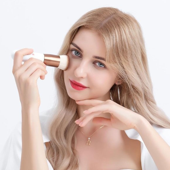 Flat Top Kabuki Liquid Makeup Synthetic Makeup Brushes for Blending - Picture 3 of 8